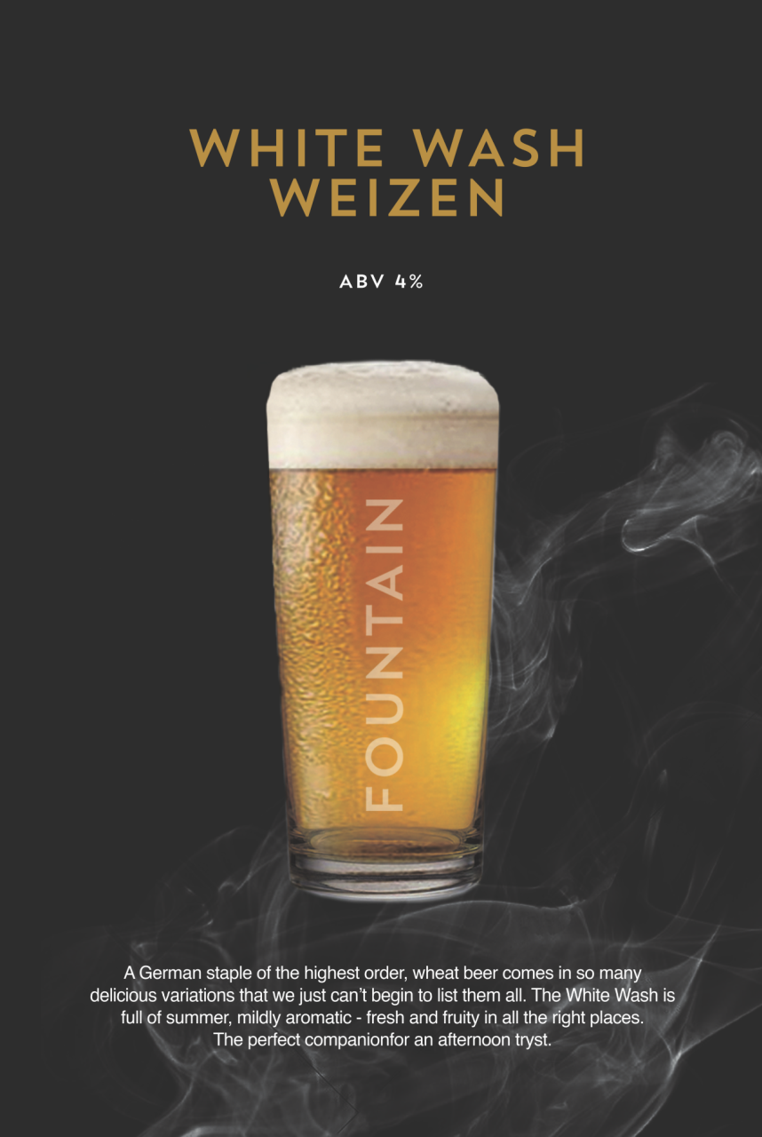 Fountain Craft Beer - White Wash Weizen